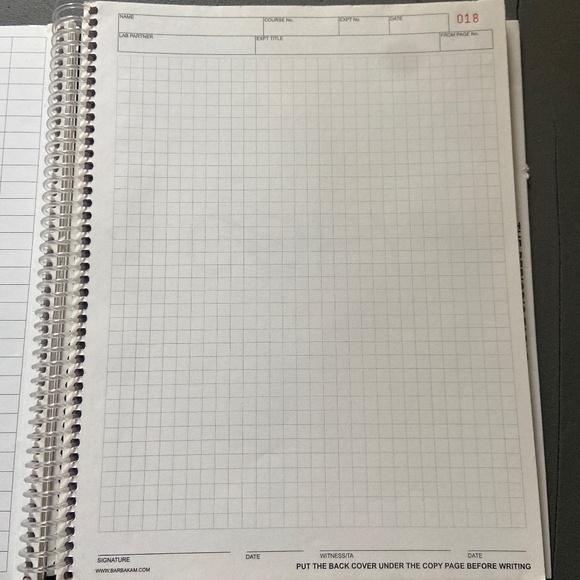 Lightly used Lab Notebook - Picture 2 of 3
